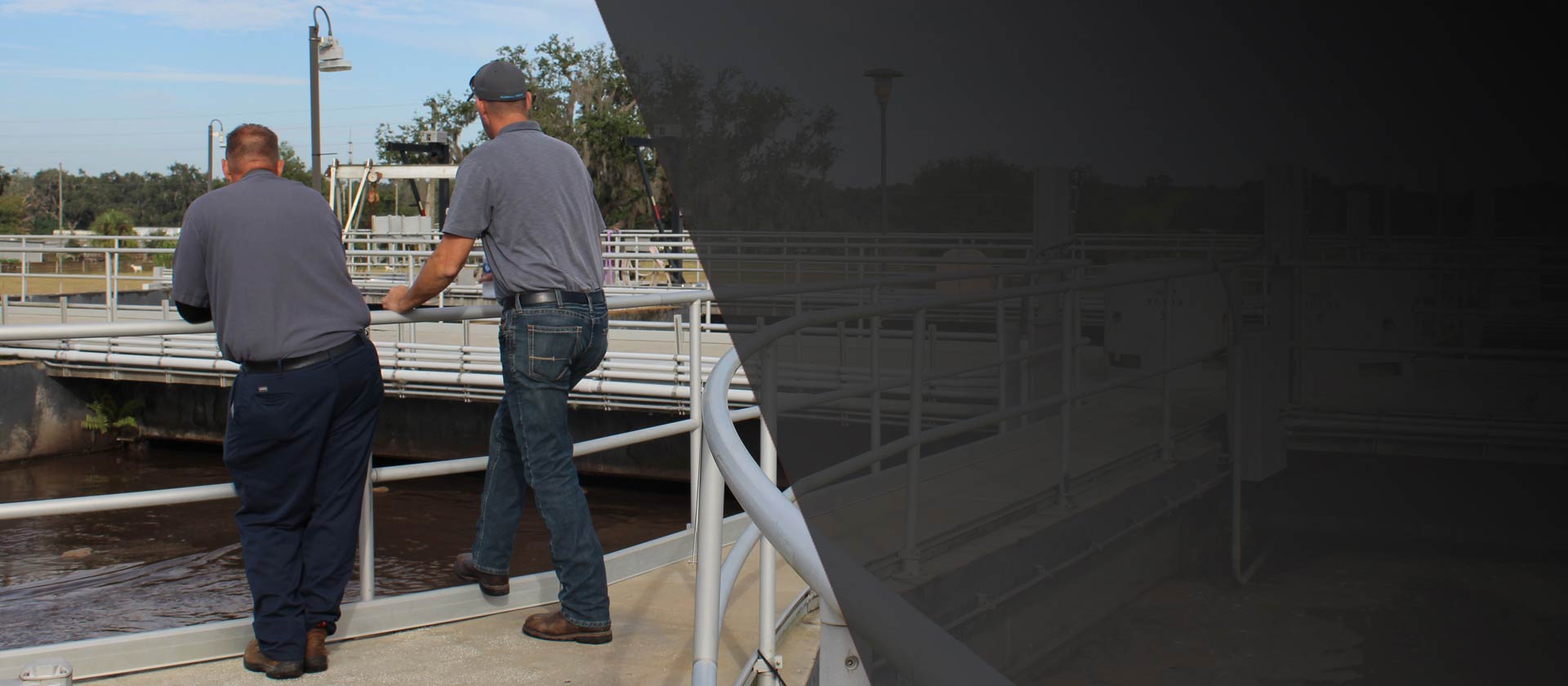 Two Kationx wastewater treatment industrial cleaning, and boring mud specialists providing technical support.