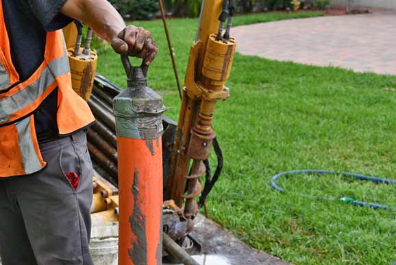 Clean and intact drill bit after the job using KBM&trade; boring mud.