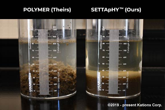 SETTApHY&trade; wastewater treatment  secondary application pin-floc comparison